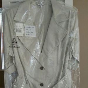 Cabi short sleeved trench coat